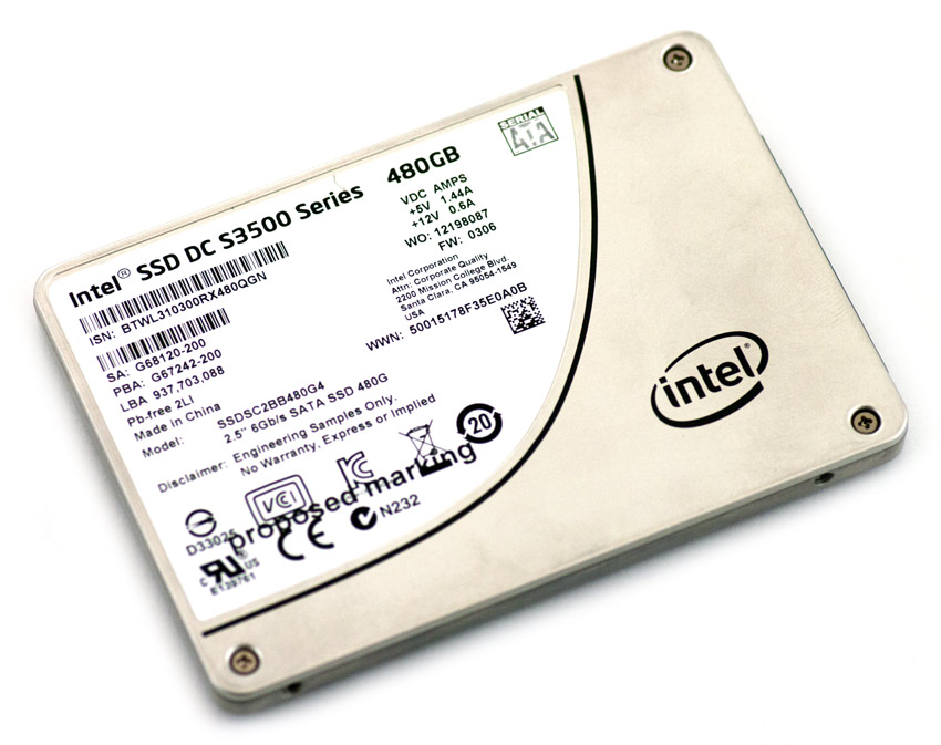 HP/Intel SSD DC S3520 Series 800GB 2.5” 6Gb/s SATA MLC SSDSC2BB800G7 SSD