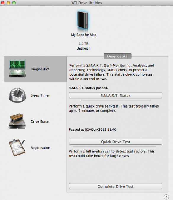 WD Drive Utilities 2.1.0.142 instal the new for mac