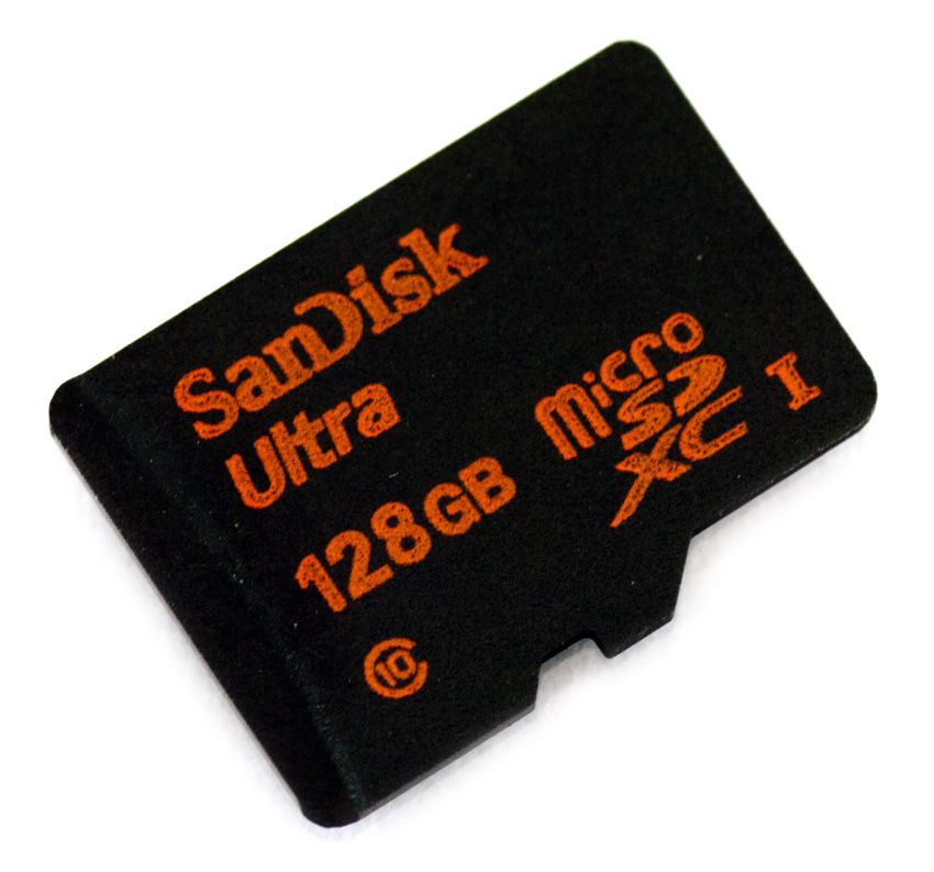 Tarjeta de memoria MicroSD SanDisk Ultra de 128 GB