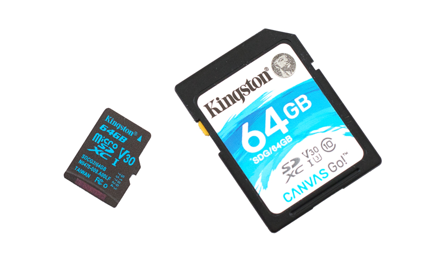 Kingston Canvas Go! SD & microSD -