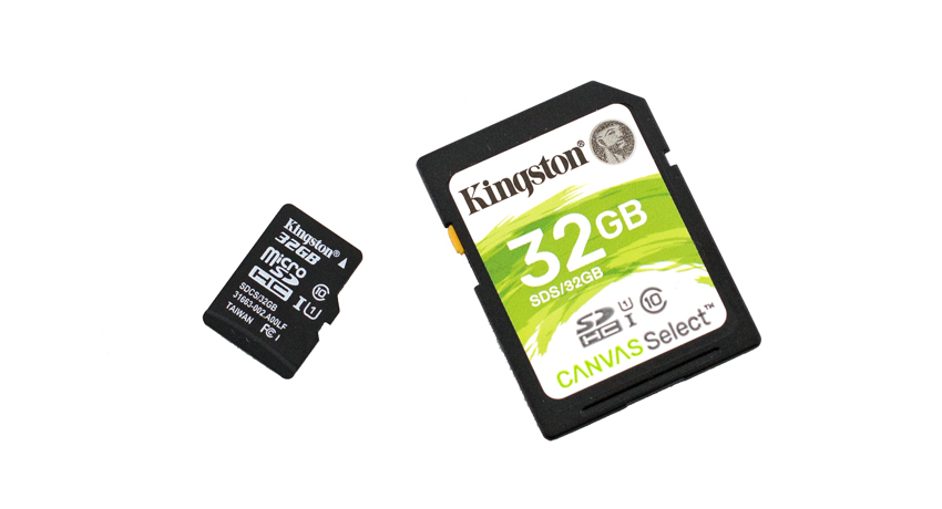 KINGSTON - Carte mémoire microSD Canvas Select Plus 64 Go +