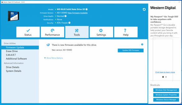 WD SSD Dashboard 5.3.2.4 download