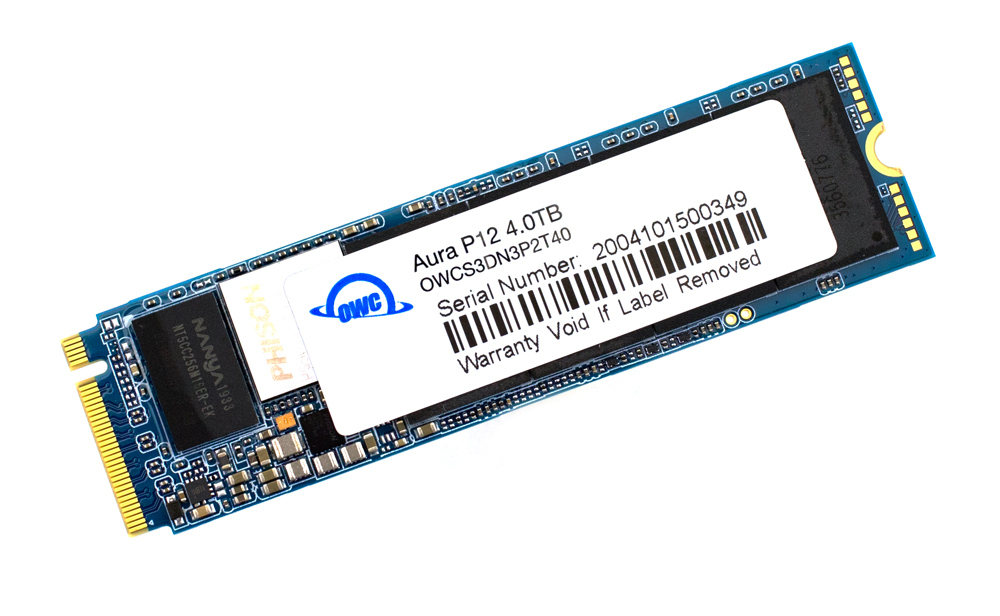 OWC Aura P12 NVMe M.2 SSD Review - StorageReview.com
