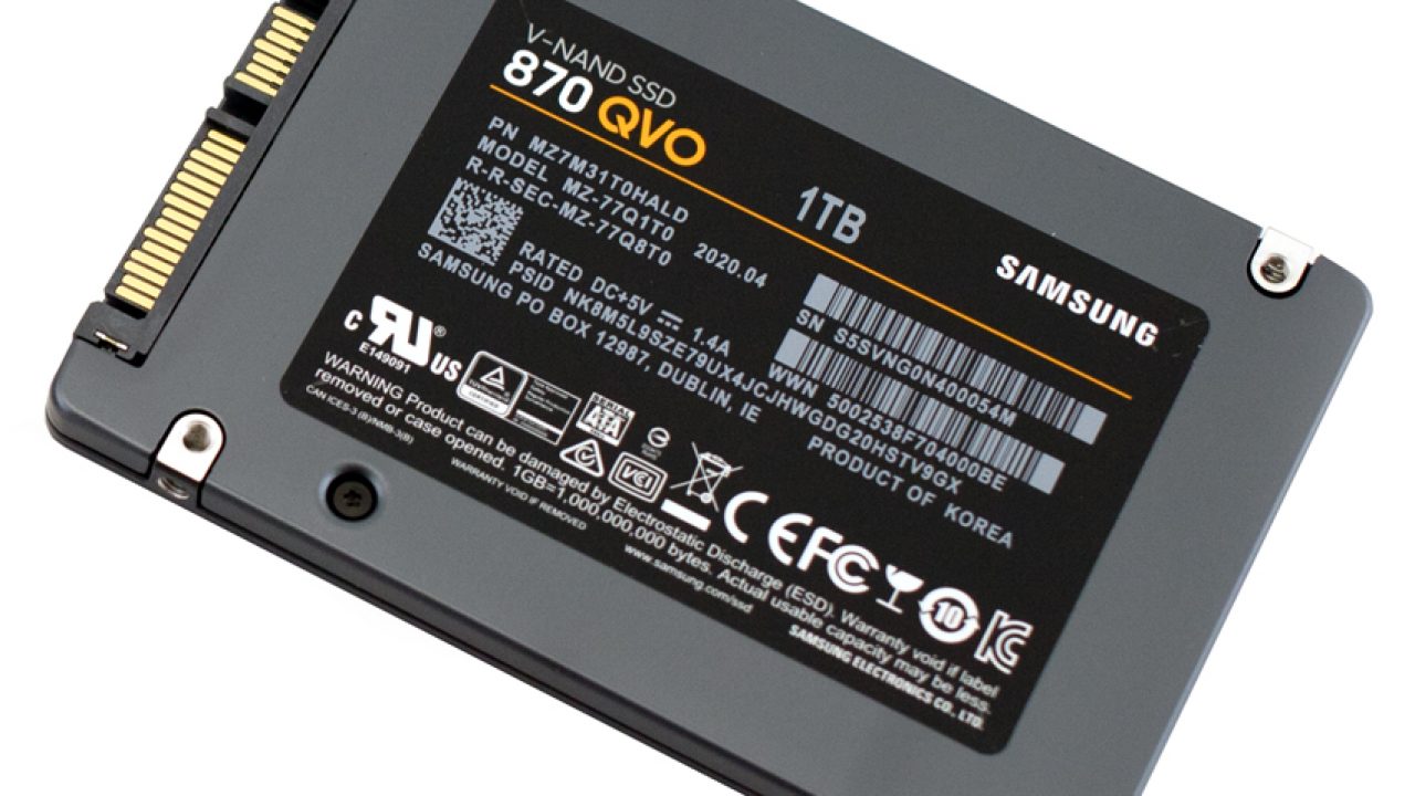 Samsung 870 Qvo Sata Ssd Review Storagereview Com