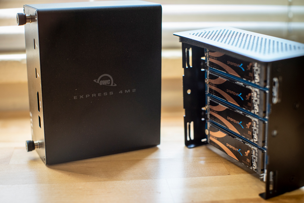 Review: OWC's Express 4M2 Thunderbolt 3 enclosure accommodates