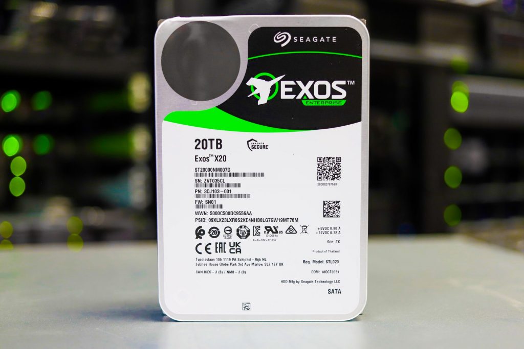 Seagate Exos X20 20TB Enterprise HDD Review
