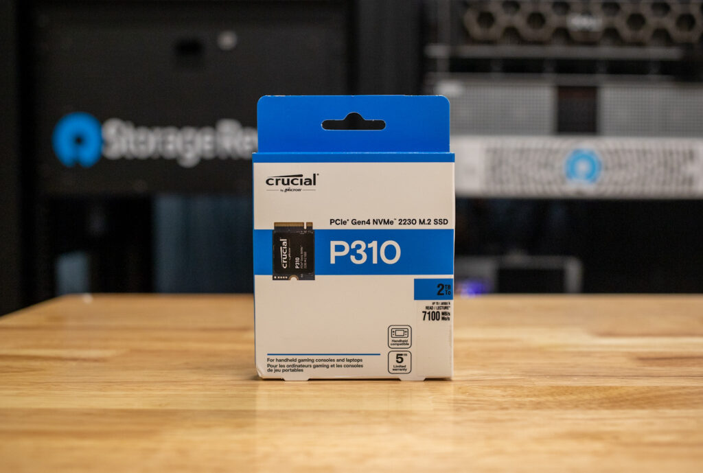 Crucial P310 packaging