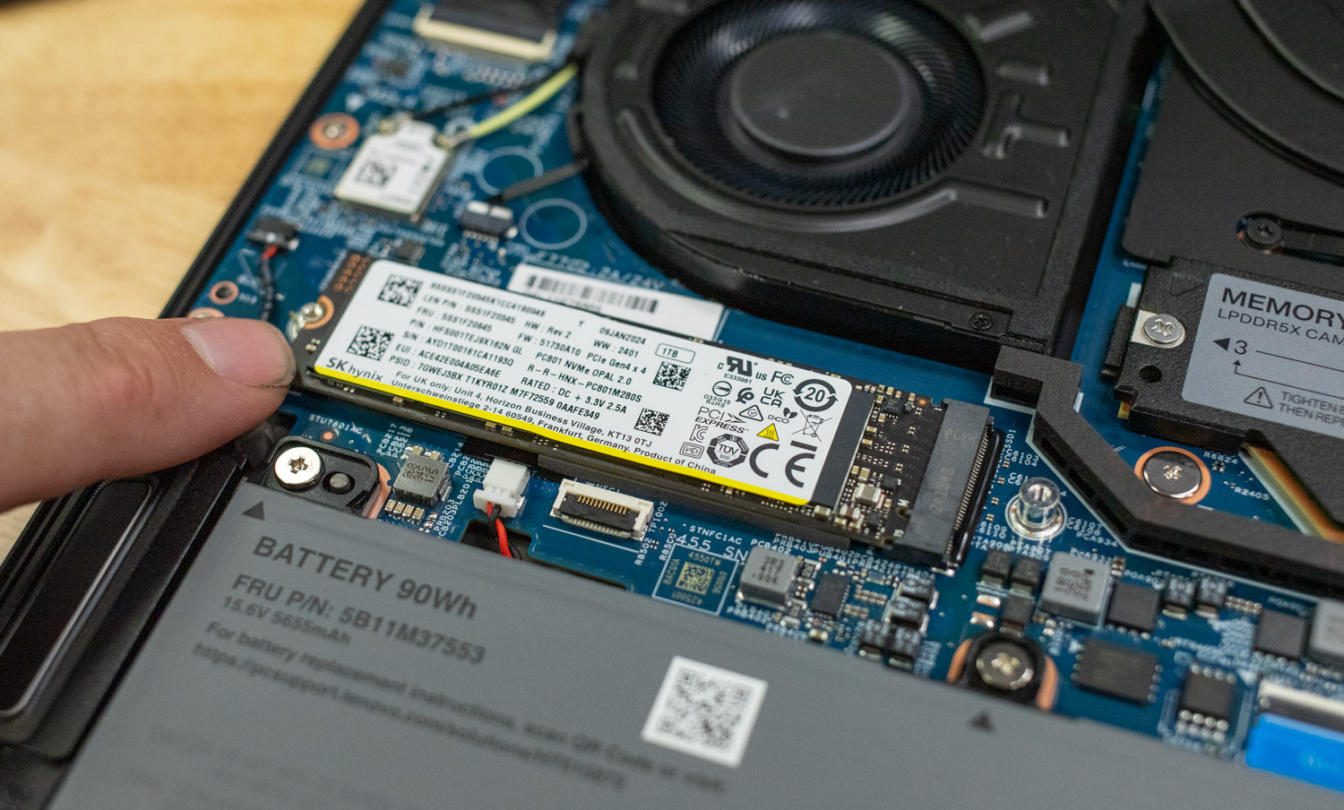 Lenovo ThinkPad P1 Gen 7 - M.2 SSD